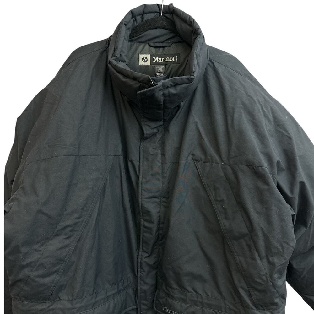 Marmot Yukon Parka Black Puffer Coat Goose Down Classic Coat Men's XXXL NEW* - Picture 2 of 13